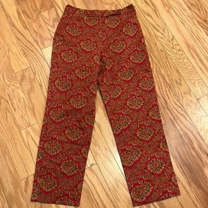 Talbots slacks - 4 petite - beautiful fall colors